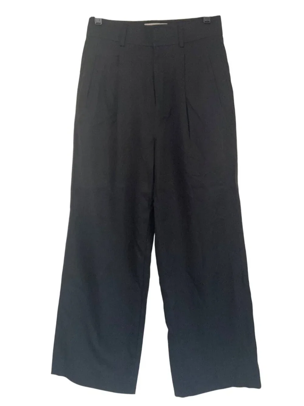 Everlane The Linen Way-High Drape Pants in Black 2 Short New Womens Dressy Trous